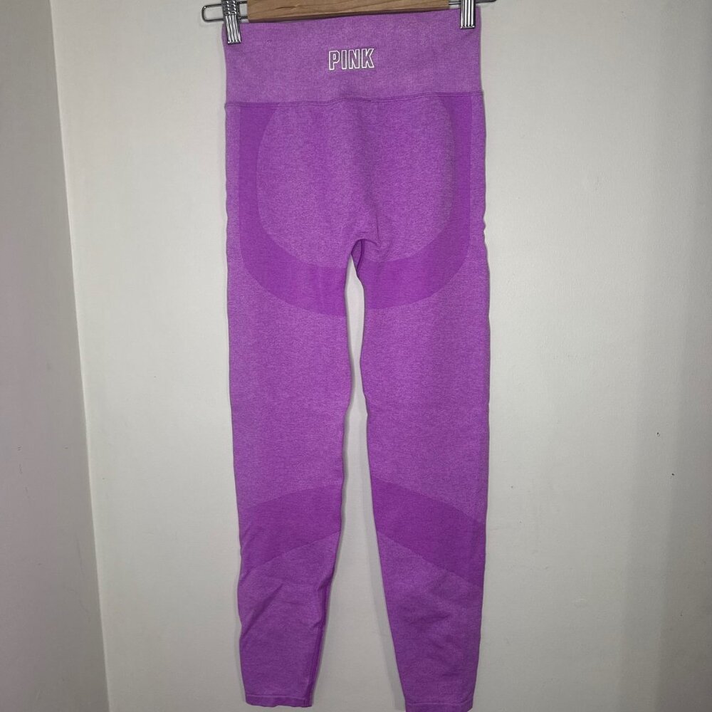 Pink Victoria's Secret Pants Womens S Leggings Seamless Purple